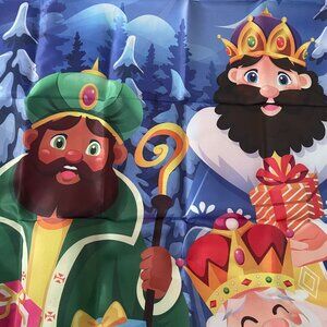 Three Wise Kings / Nativity Christmas Banner